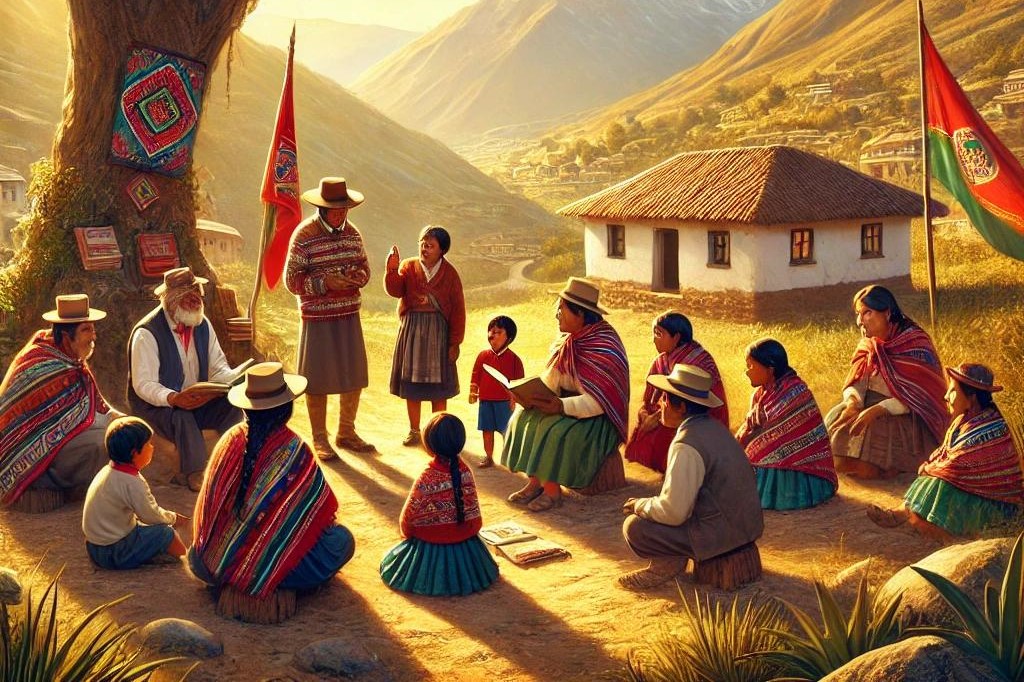 Fundación Mariposas de Miraflores y Alianza Mundial Aymara unidas por la Lengua y Cultura Aymara